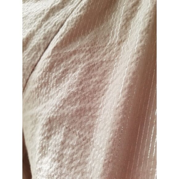 Belle & Sky blouse High Neck Size Small - Long bell Sleeves- Gray - Picture 3 of 7